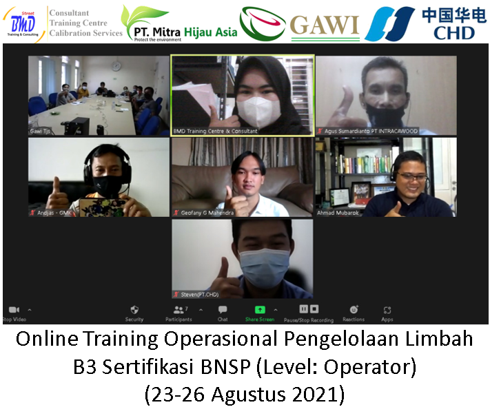 Training Operator Limbah B3 Sertifikasi BNSP Terbaik Archives ...