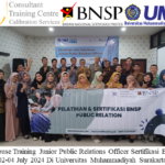 Training Junior Public Relations Officer Sertifikasi BNSP