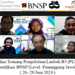 Online Training Pengelolaan Limbah B3 (PLB3) Sertifikasi BNSP (Level: Penanggung Jawab) ( 26- 28 Juni 2024 )