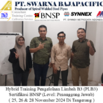 Hybrid Training Pengelolaan Limbah B3 (PLB3) Sertifikasi BNSP (Level: Penanggung Jawab) ( 25, 26 & 28 November 2024 Di Tangerang )